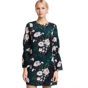 Club Monaco Floral Shift Silk Dress